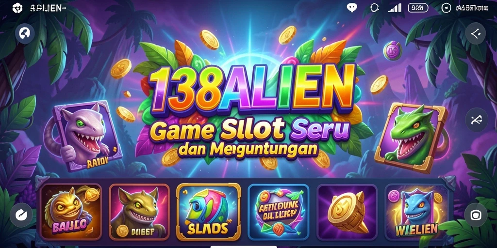 Screenshot gameplay 138ALIEN dengan grafis luar angkasa yang ciamik.