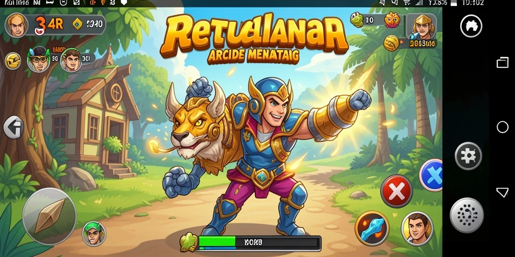 Tampilan gameplay 34R dengan aksi seru dan tantangan menarik.