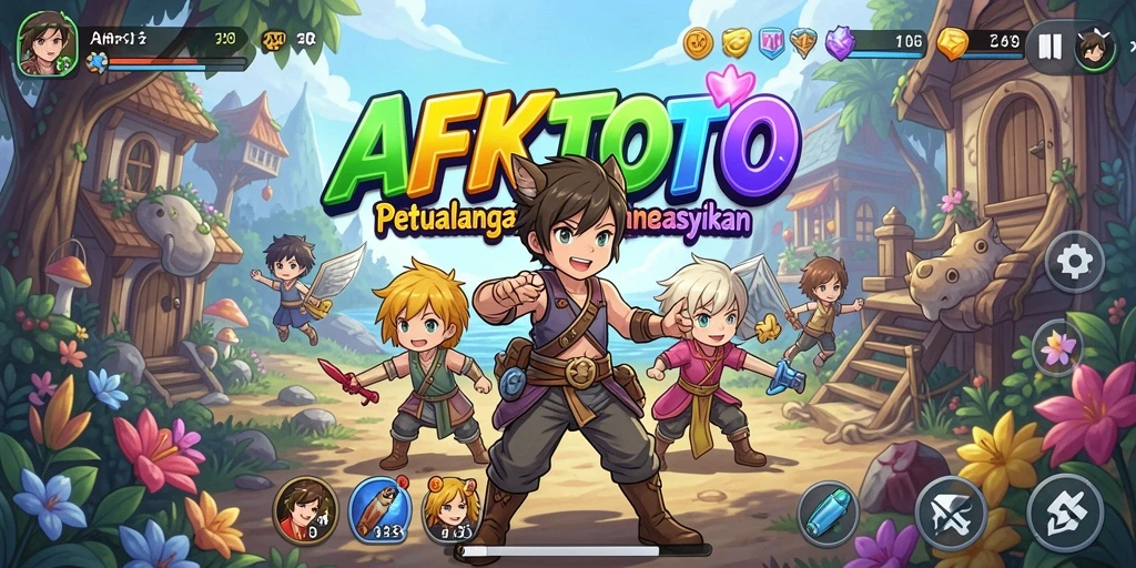 Tampilan menarik dari gameplay <strong>AFKTOTO</strong> yang penuh aksi Anime.