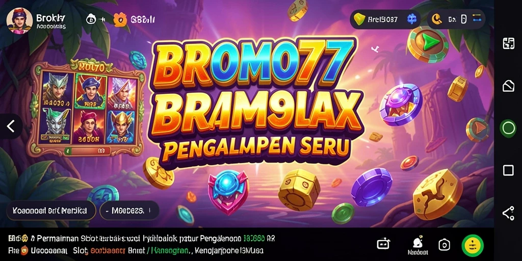Tampilan gameplay menarik dari BROMO77 di dunia Slot.