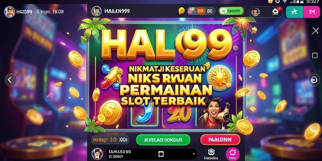 Tampilan gameplay HALO99 yang mengasyikkan dan penuh warna.