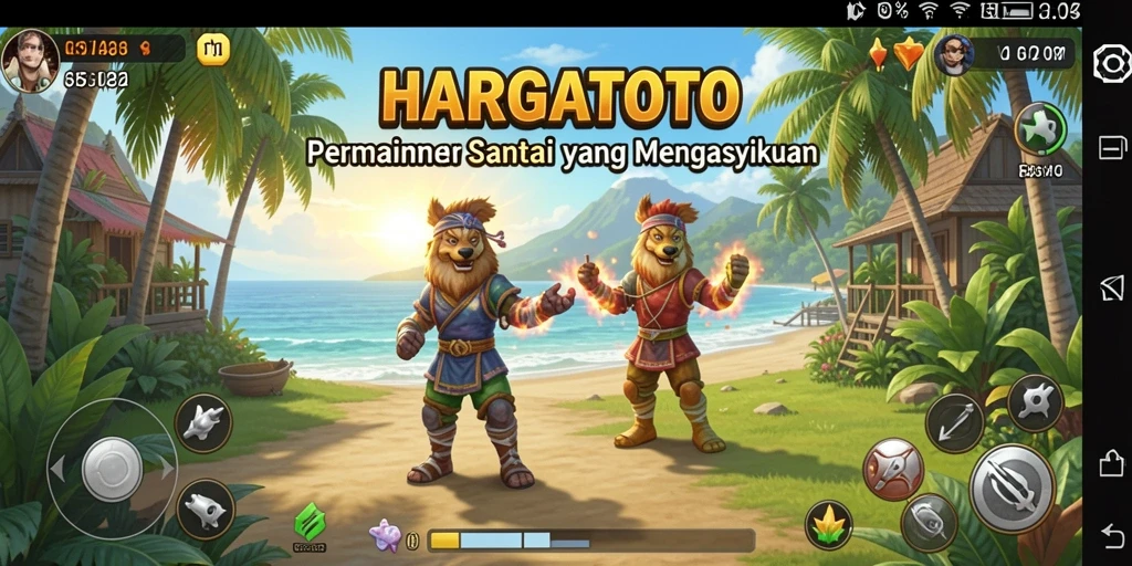 Gameplay seru dan menyenangkan di HARGATOTO