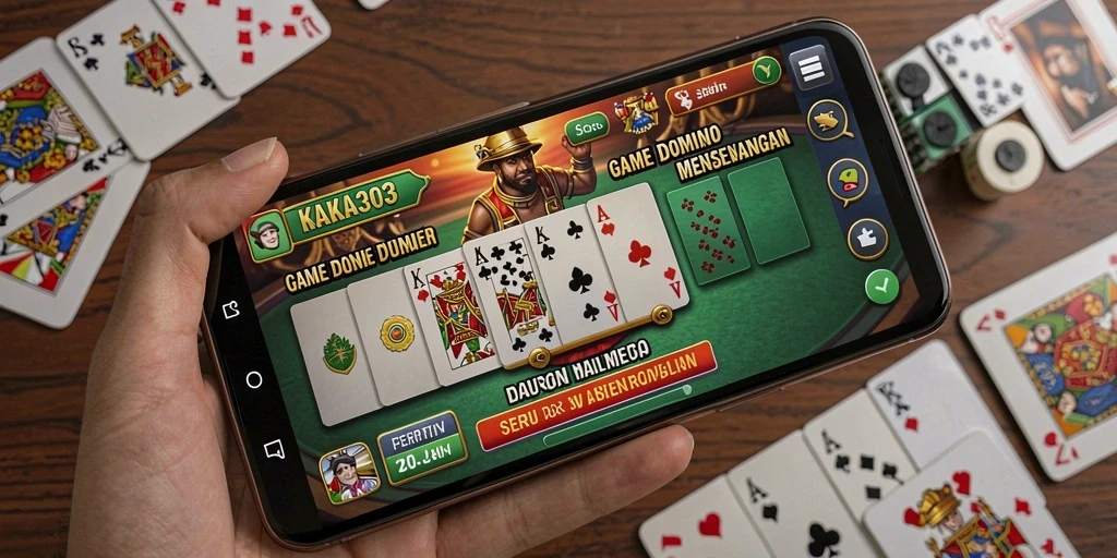 Tampilan gameplay Domino yang seru dan menarik di KAKA303.
