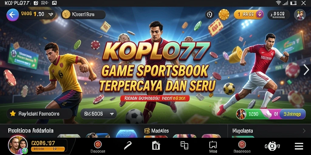 Tampilan gameplay KOPLO77 yang menarik saat melakukan taruhan olahraga.