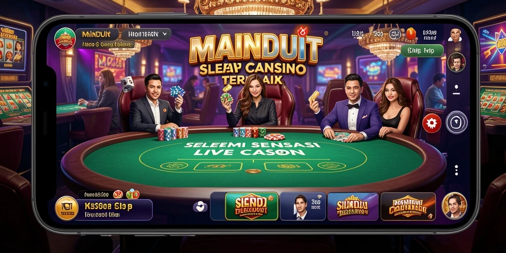 Gameplay Live Casino yang mendebarkan di MAINDUIT