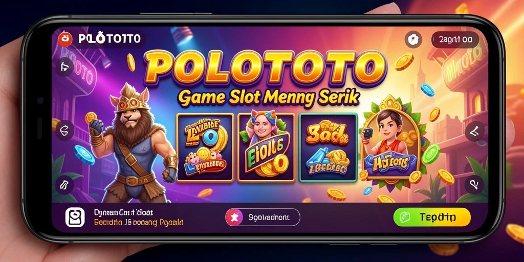 Screenshot gameplay POLOTOTO menampilkan keseruan putaran Slot yang mendebarkan.