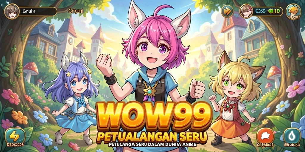 Gameplay WOW99 yang penuh warna dan seru dalam dunia Anime.